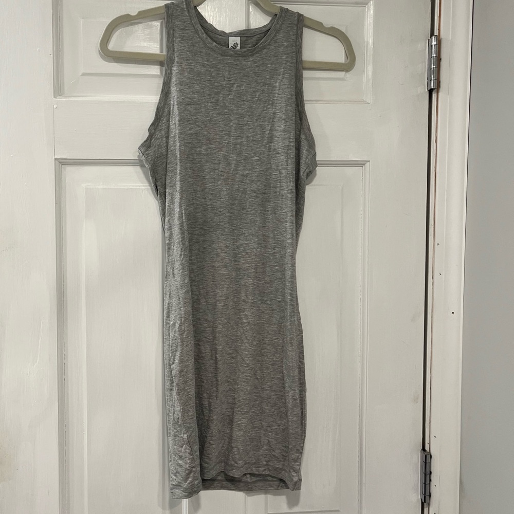 Gray Sleeveless Dress